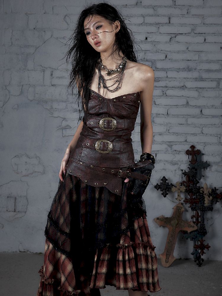 Slimming Wrap Short Leather Breastplate【s0000011827】