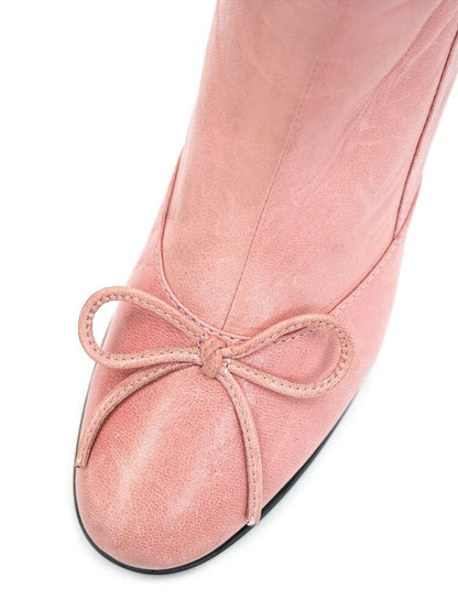 Sheepskin Ballet Stiletto Boots【s0000016129】
