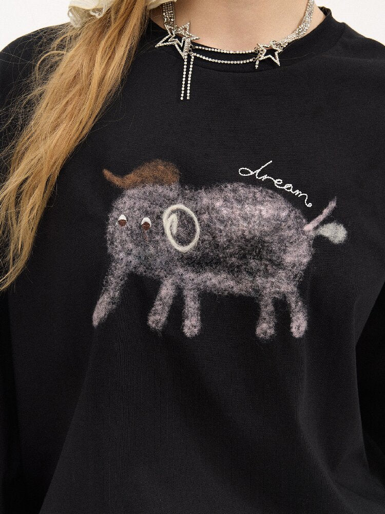 Mottled Baby Elephant T-shirt【s0000015893】