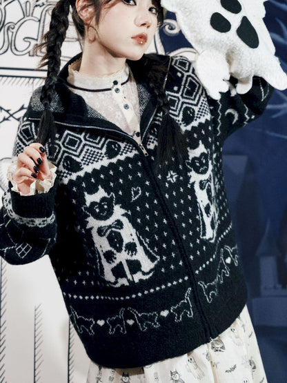 Cat Ears Devil's Tail Cardigan【s0000011559】