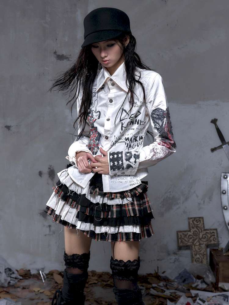 Slim-Fit Long-Sleeve Shirt Top【s0000014471】