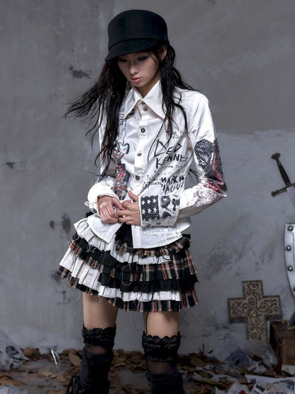 Slim-Fit Long-Sleeve Shirt Top【s0000014471】