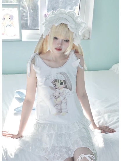 Rhinestone Camisole Tank Top【s0000012675】