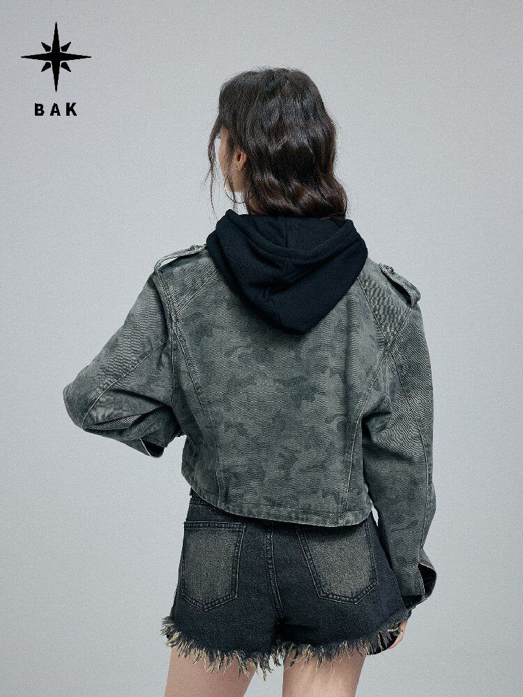 Vintage Camouflage Cargo Jacket【s0000016262】