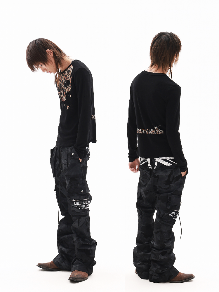 Camouflage Canvas Cargo Pants【s0000018331】