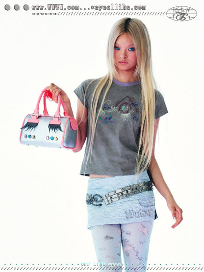 Fun 3D Eyelash Handheld Bag【s0000017545】