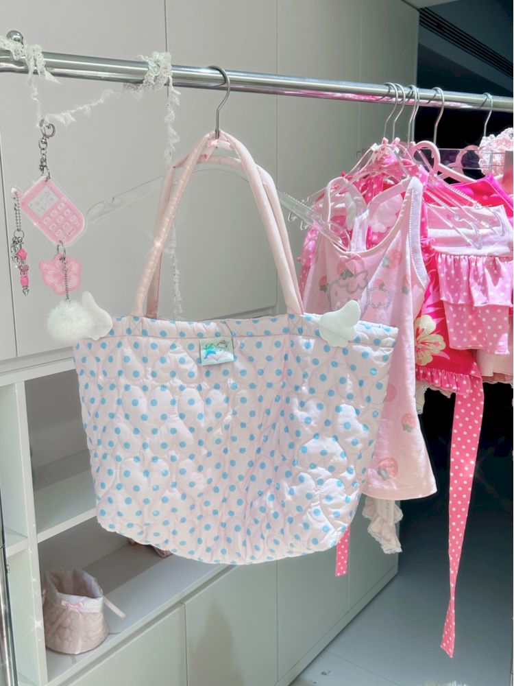 Sandwich Cotton Angel Tote Bag【s0000012666】
