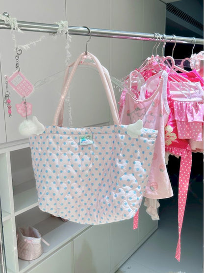 Sandwich Cotton Angel Tote Bag【s0000012666】