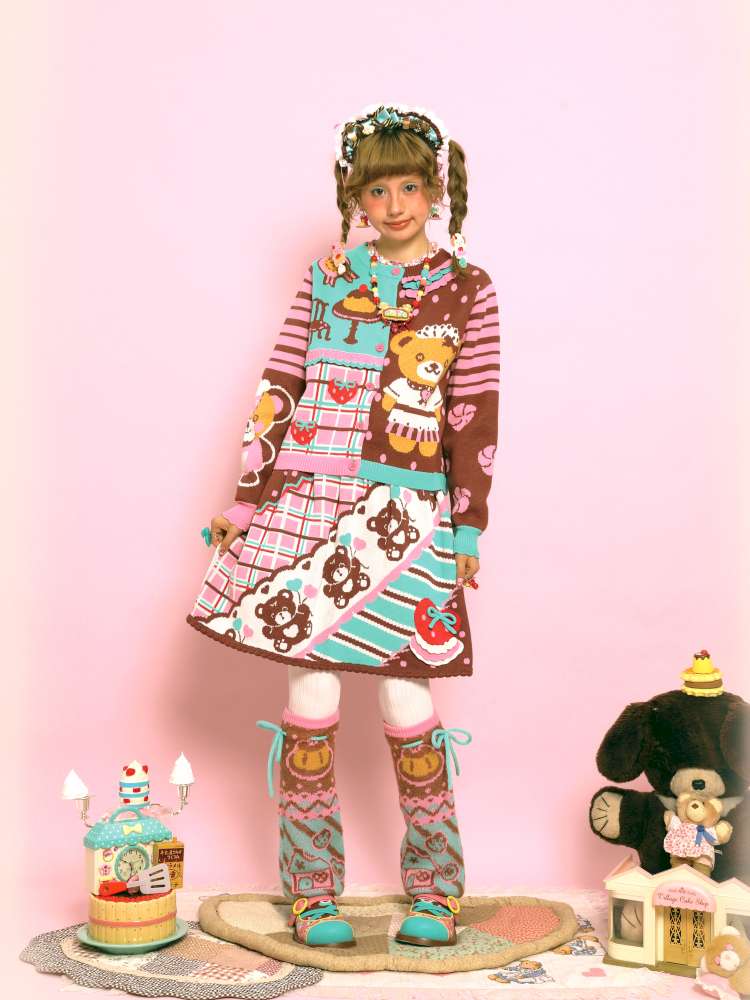 Vintage-Style Knit Cardigan【s0000014517】