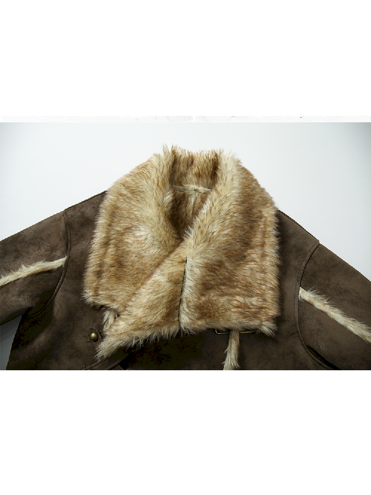 PUNK LAZY LOOSE FUR COAT [S0000011220]