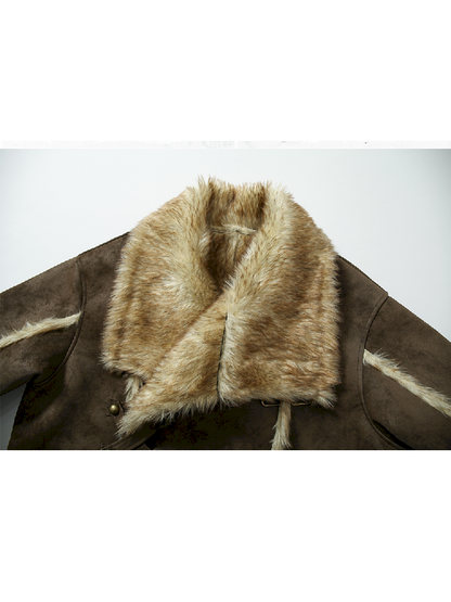 PUNK LAZY LOOSE FUR COAT [S0000011220]