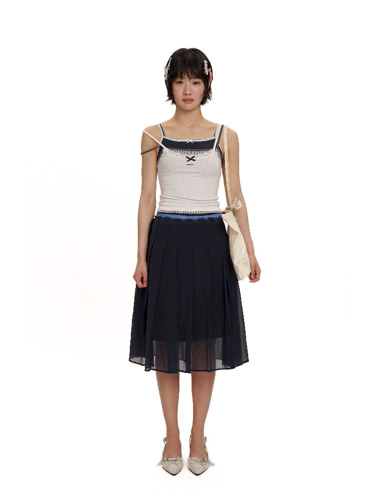 Floral yarn texture camisole【s0000012488】