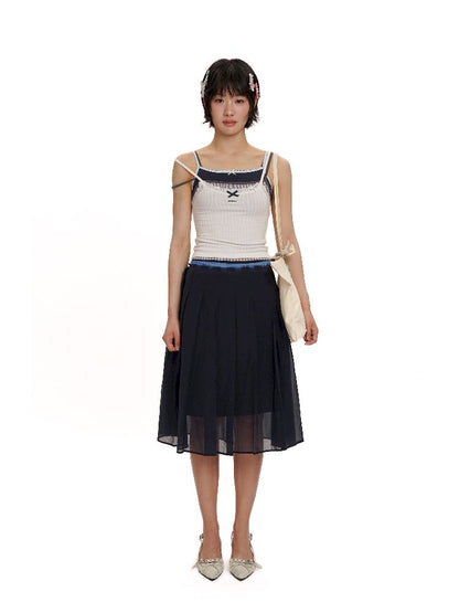 Floral yarn texture camisole【s0000012488】