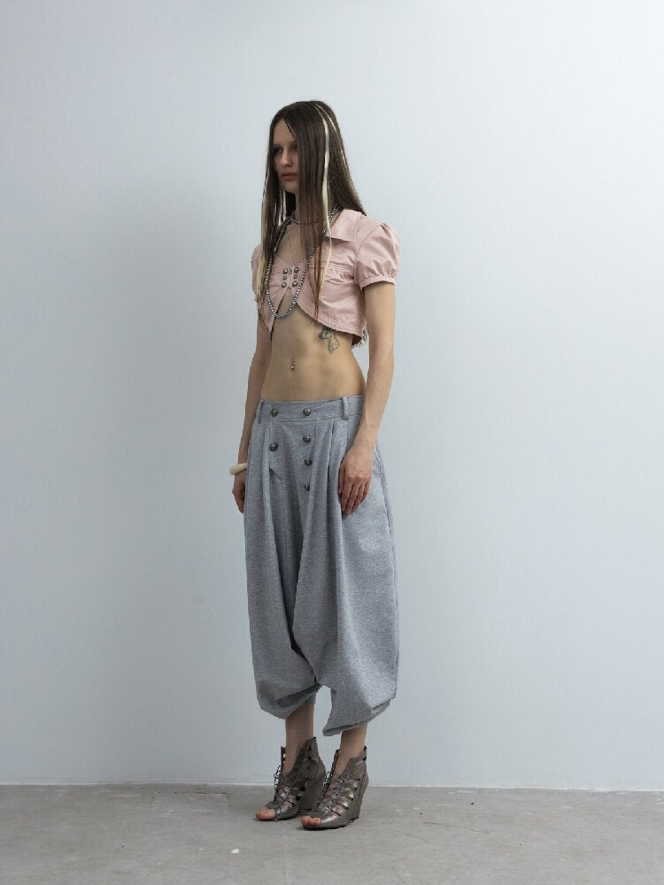 V-Neck Buckle Satin Shirt Jacket【s0000016570】