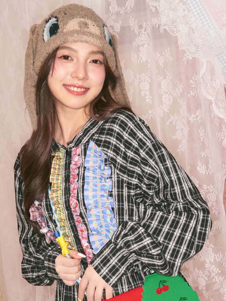 Caramel Brown Long Ears Plush Rabbit Hat【s0000014825】