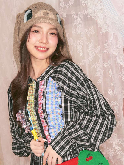 Caramel Brown Long Ears Plush Rabbit Hat【s0000014825】