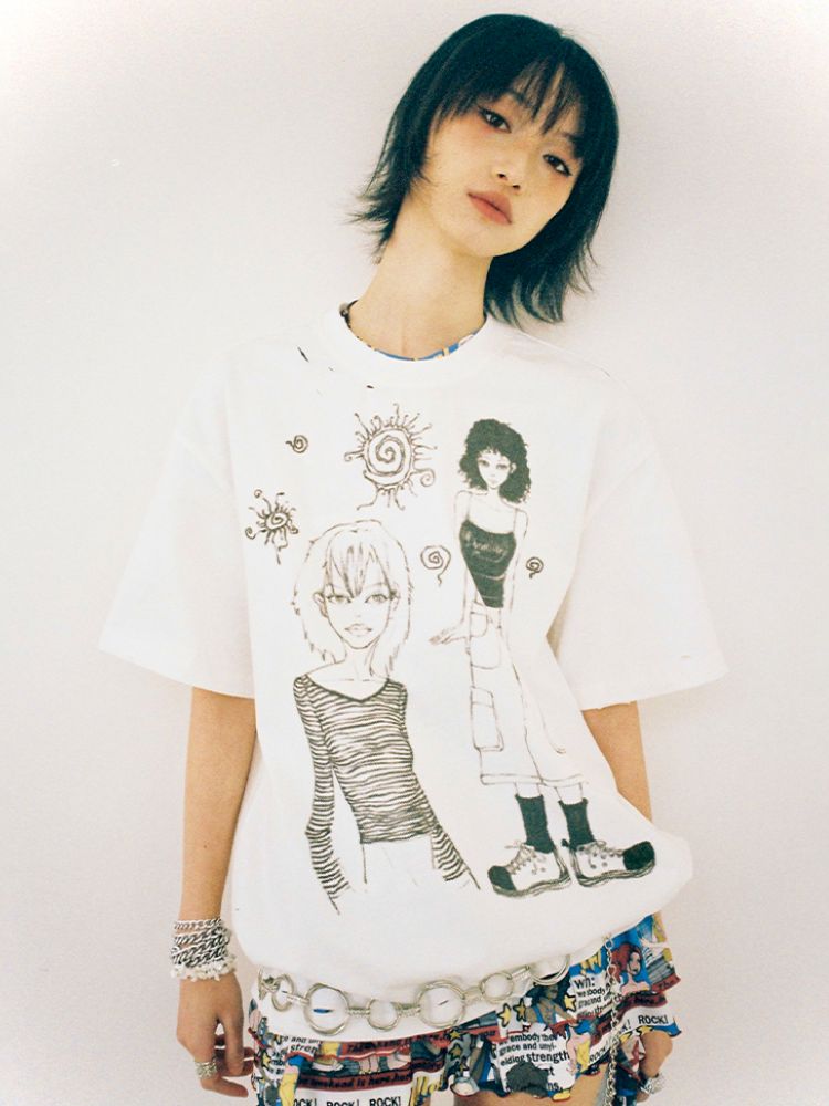 Manga Full Print Cake Dress【s0000012420】
