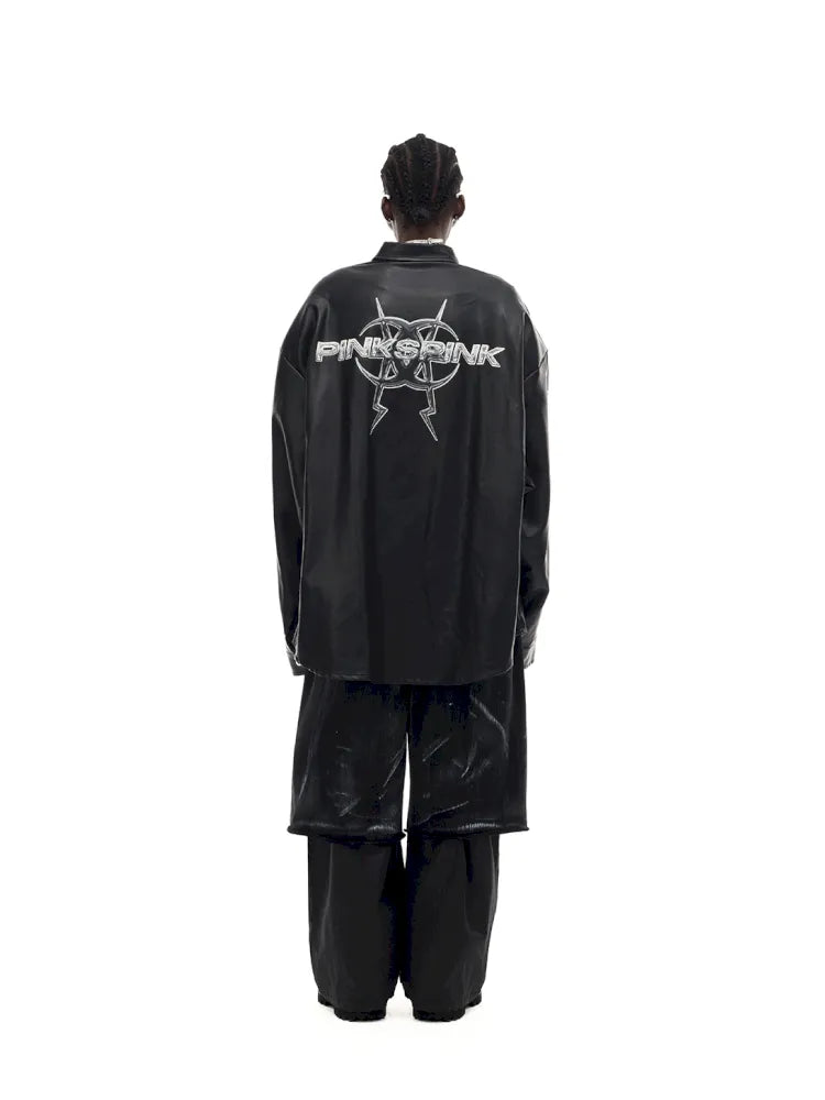 Mirror Concept PU Leather Jacket【s0000014002】