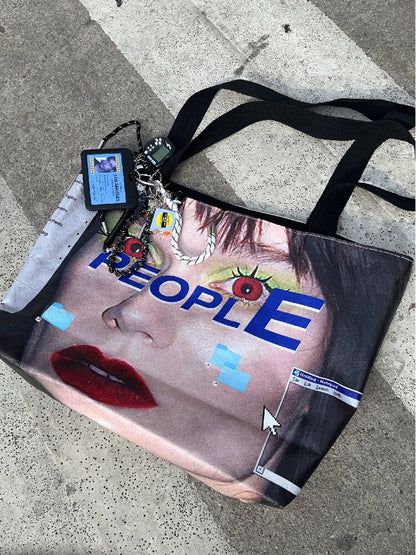 Dupont Paper Y2K Large Tote Bag【s0000016283】