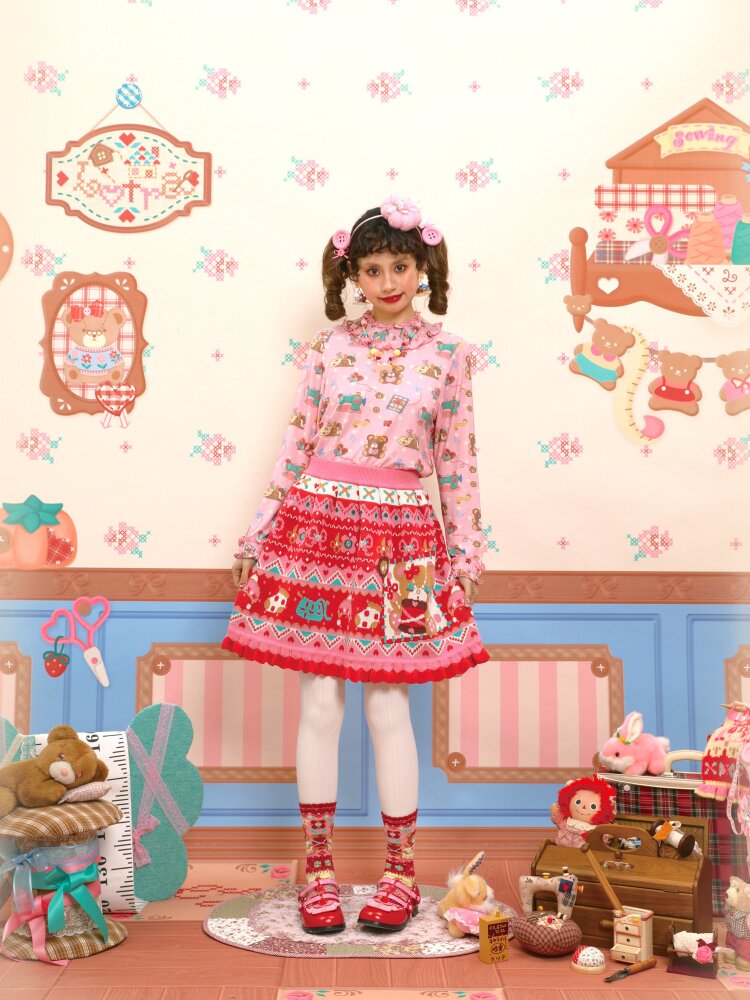 Cable Lace Collar Stretch Cotton【s0000015564】