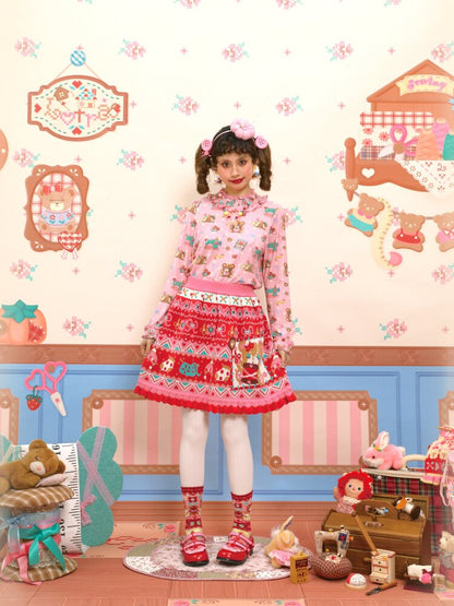 Cable Lace Collar Stretch Cotton【s0000015564】