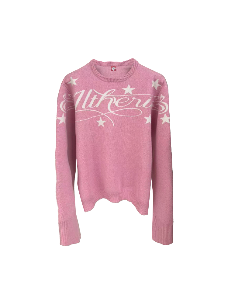 Jacquard Merino Wool Sweater【s0000018232】