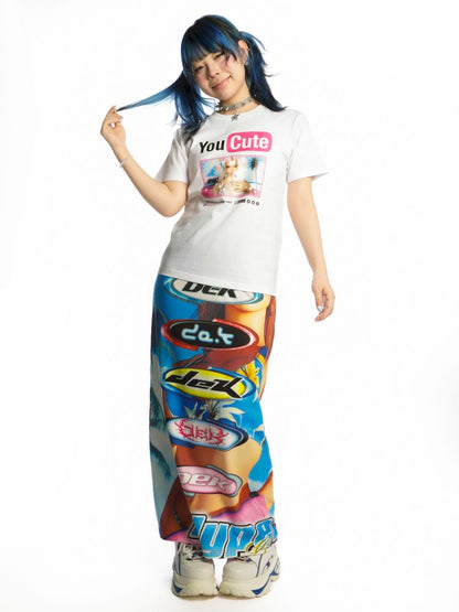 Pure cotton slim-fit straight shoulder T-shirt【s0000013172】