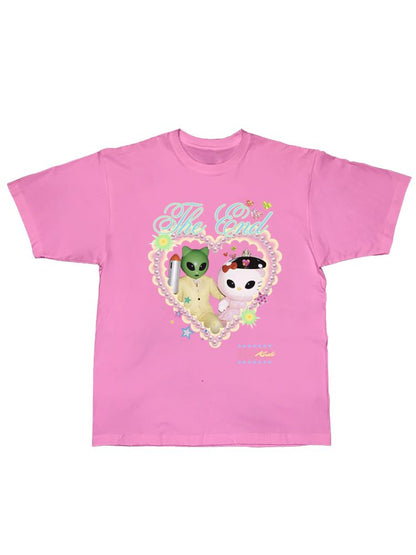 Printed Loose T-Shirt【s0000012461】