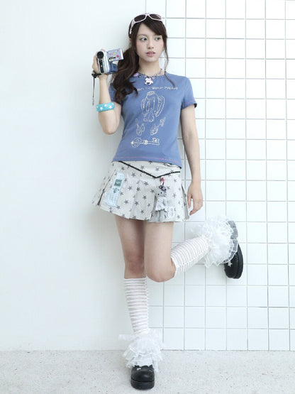 Millennium Navy Angel Rabbit T-shirt【s0000017474】