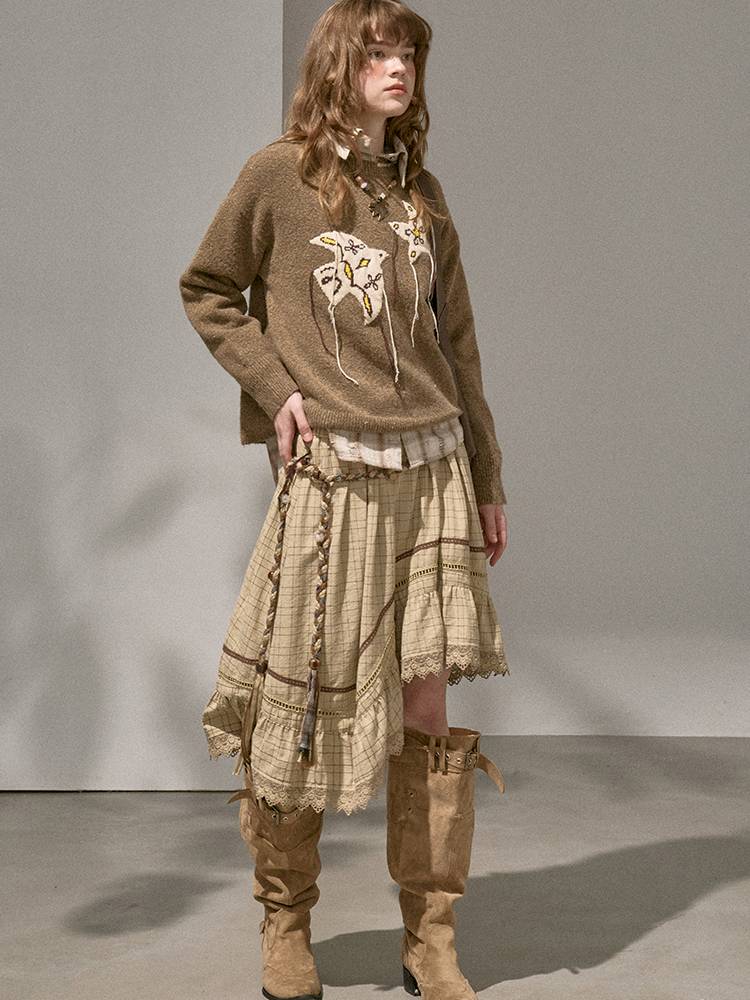 Unique Design Loose Long Sleeve Pullover【s0000014381】