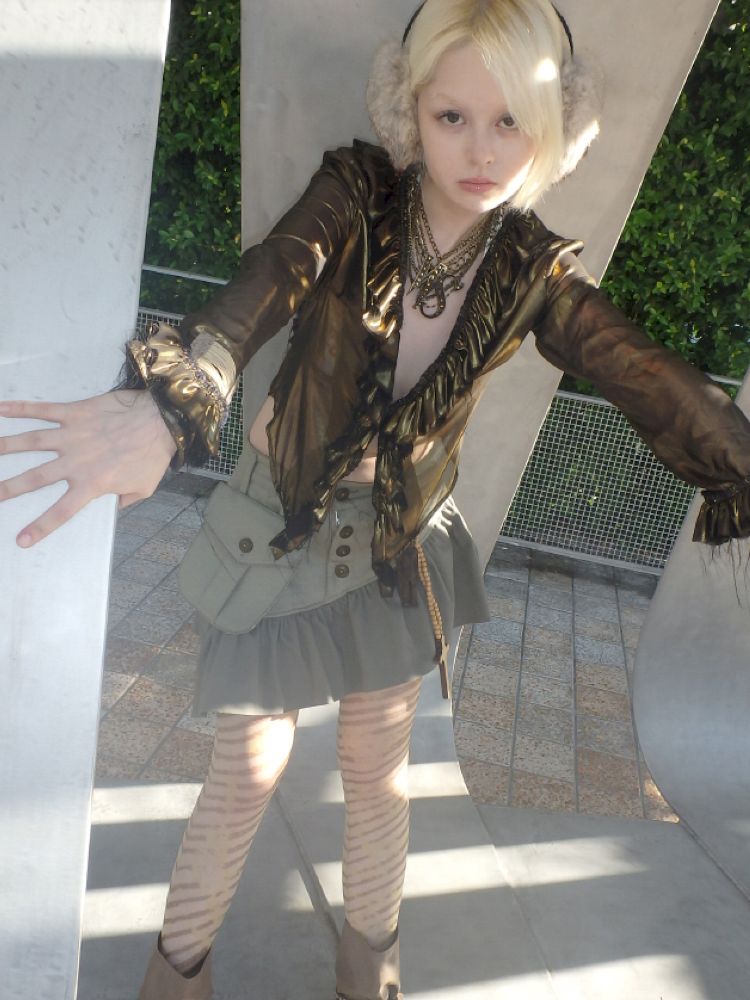 Oddly shaped short skirt【s0000013179】