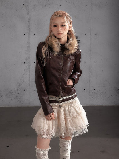 Genuine Fur Warm Furry Scarf【s0000019158】