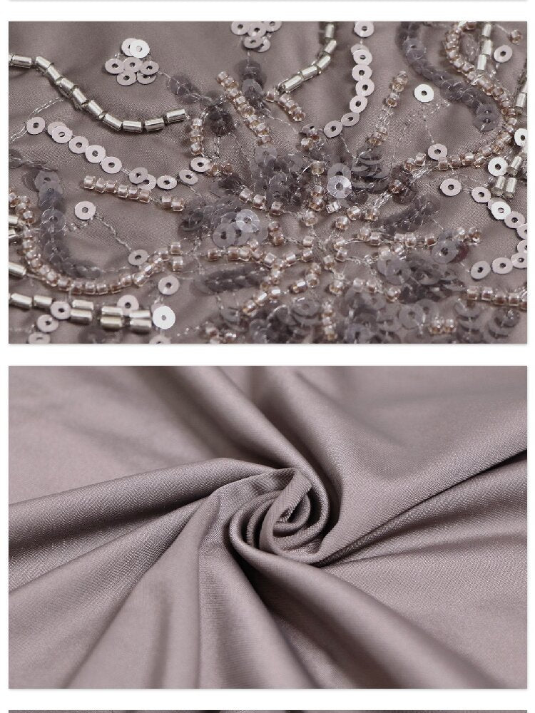 Sequin Embroidery Stretch Bodysuit【s0000016066】