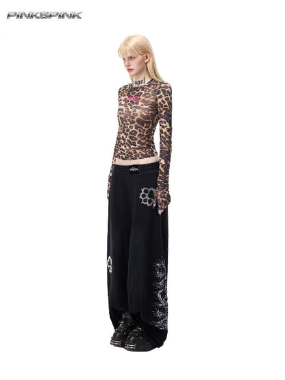 Shiny Diamond Thorn Embroidered Base T-shirt【s0000017716】
