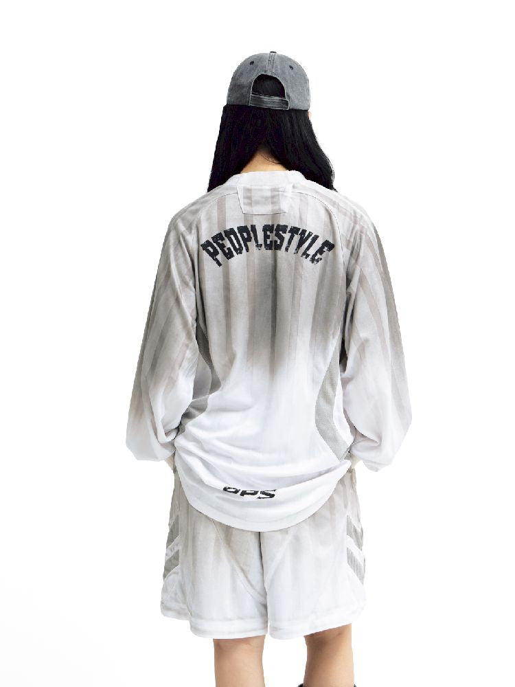 Blokecore Style Long Sleeve Racing T-Shirt【s0000011697】