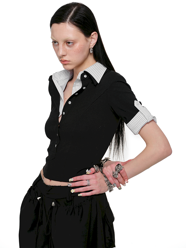 POLO Collar Short Sleeve T-shirt【s0000011588】