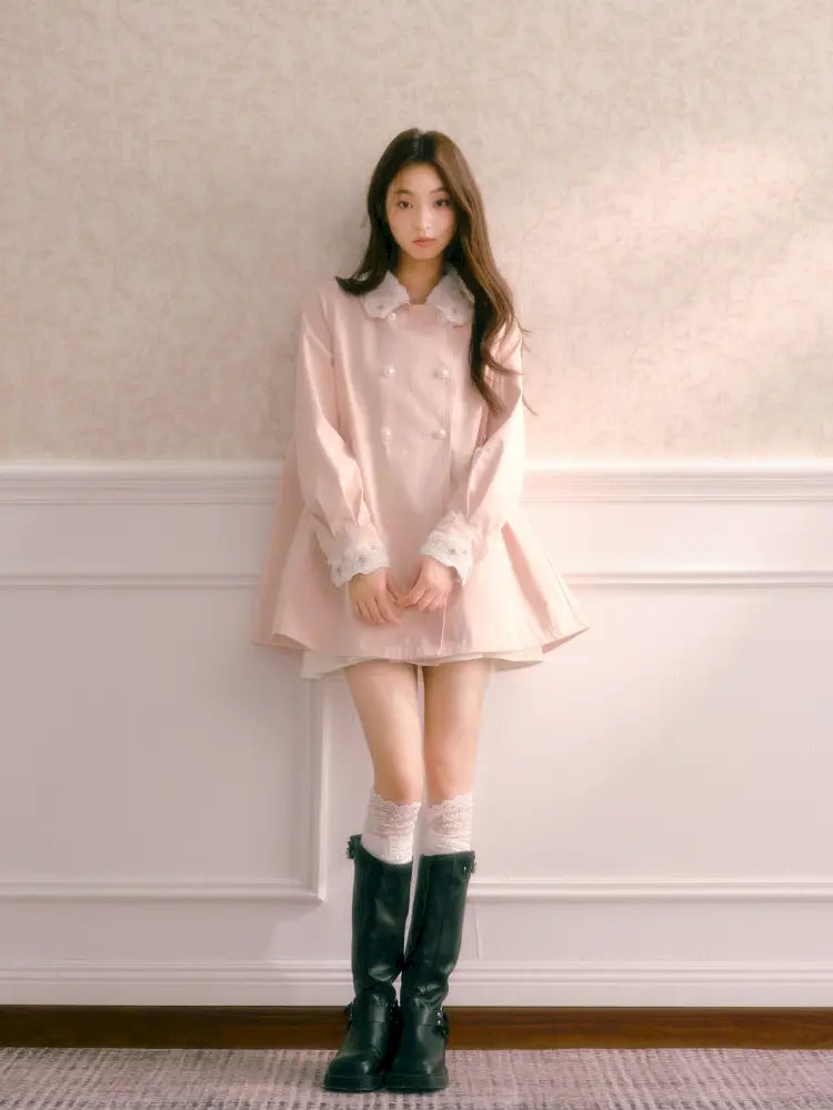 Princess-Style Wide-Swing Pleated Jacket【s0000014337】