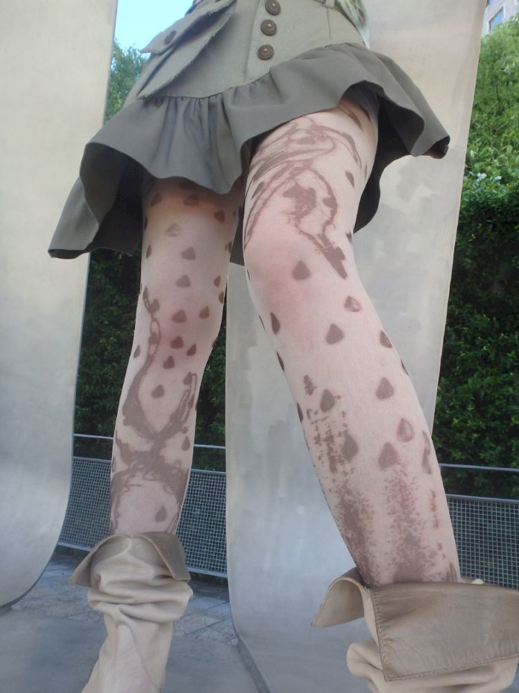 Irregular Print 10D Ultra-thin Stockings【s0000013174】