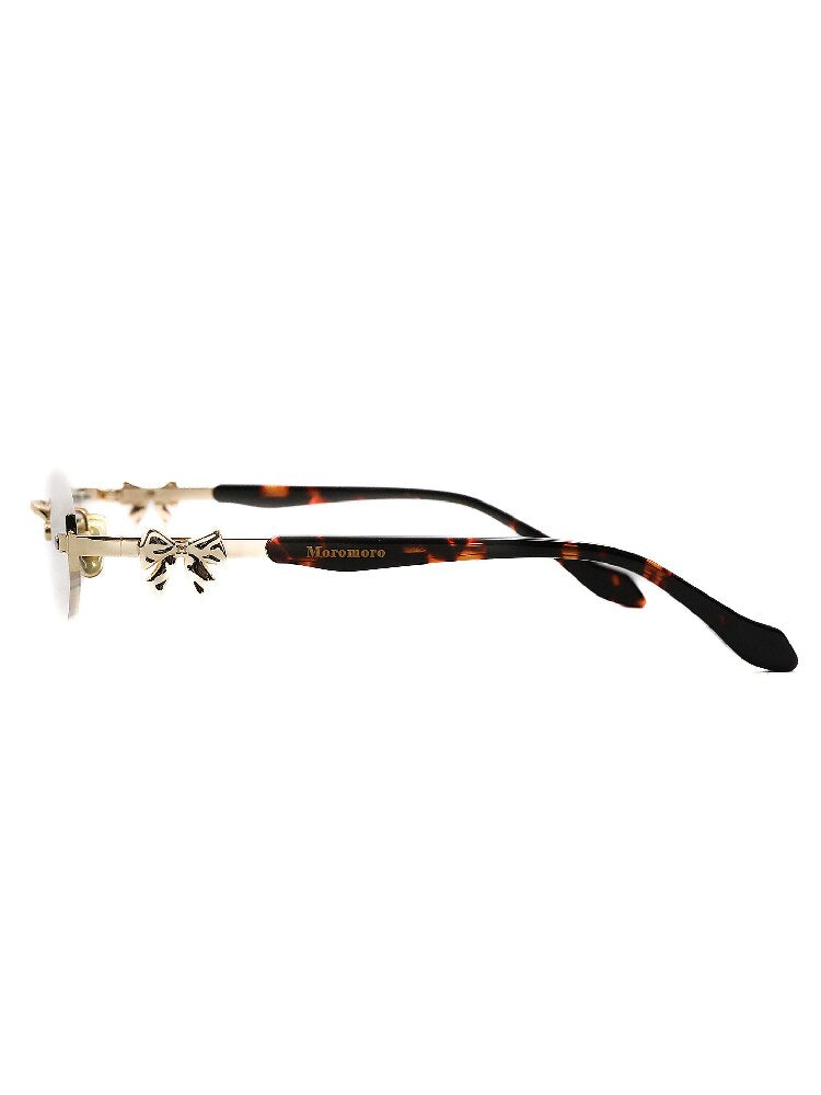 Metal Bow Rimless Glasses【s0000016134】