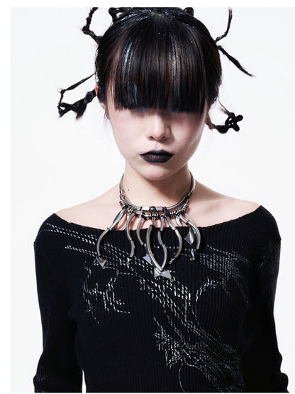 Future Fantasy Handmade Bead Choker【s0000018838】