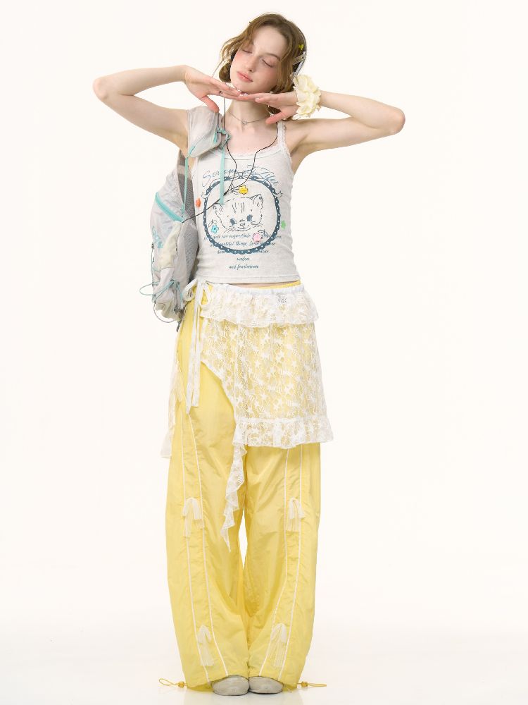 Cat Printed Outer Top【s0000012248】