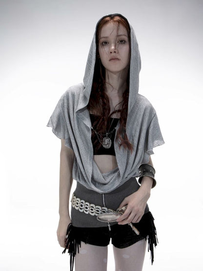 Batwing Sleeve Short-Sleeved T-Shirt【s0000012706】