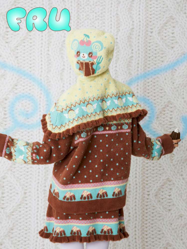 Chocolate Bear Sweater Knit Set【s0000014857】
