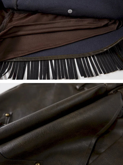 Fringe-Trimmed Mini Skirt【s0000014048】