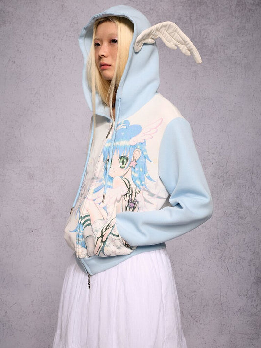 Six Winged Angel Wing Sweatshirt【s0000019149】