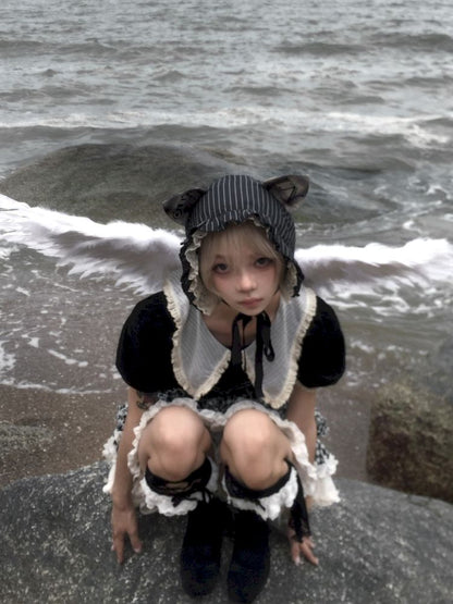 “Left Ear In Right Ear Out” Sleeping Hat【s0000012439】