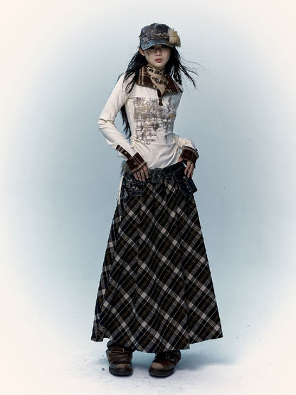 Long A-line Skirt【s0000011435】