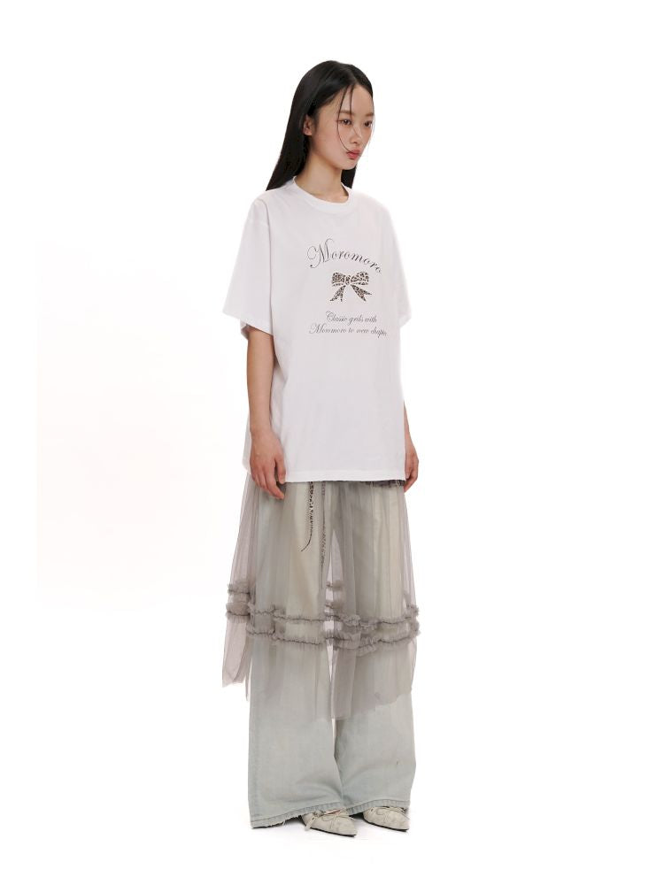 Loose Round Neck Short Sleeve T-Shirt【s0000012505】