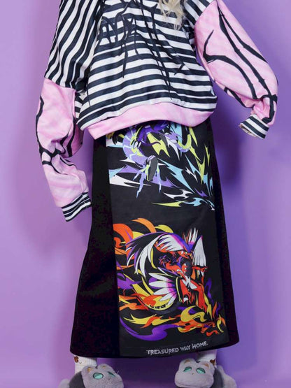 Pokemon Drawstring Sweat High Waist Skirt【s0000014868】
