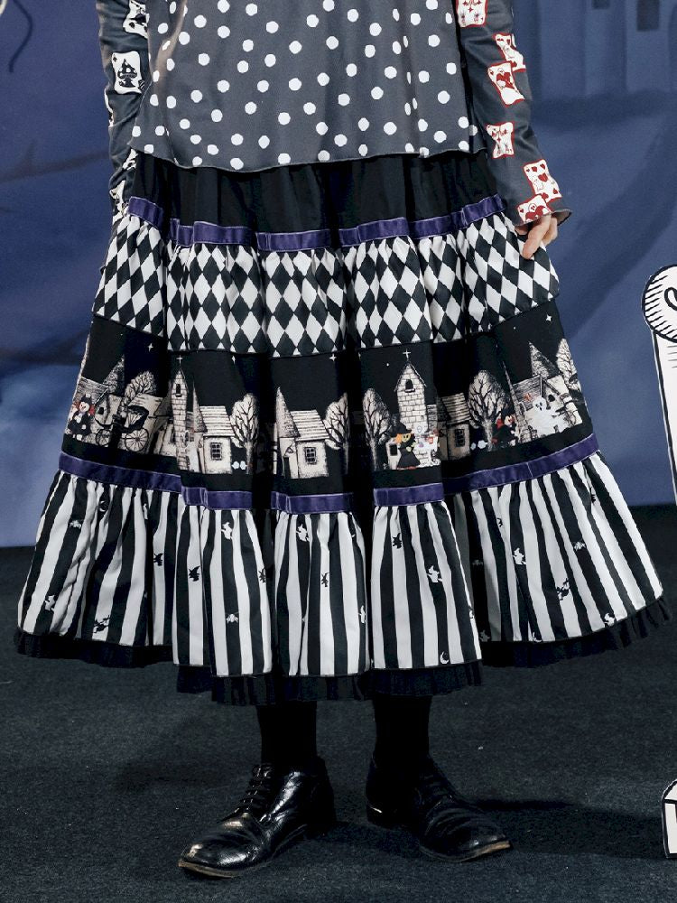 Dark Witch Cake Half Skirt【s0000011561】
